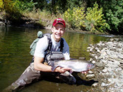 Fishing Colorado rainbow trout
