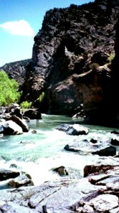 Gunnison RIver fishing in Colorado