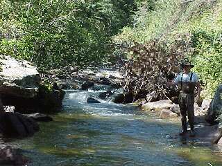 fishing south st. vrain in Colorado