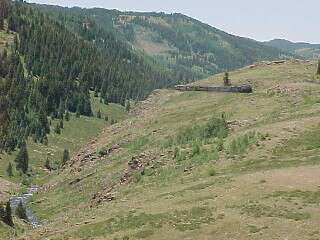 Narrow gauge train Colorado